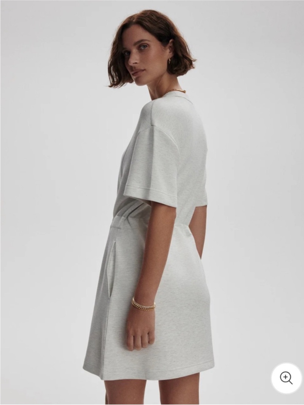 Varley DoubleSoft Maple Dress Ivory Marl Small - Picture 2 of 15